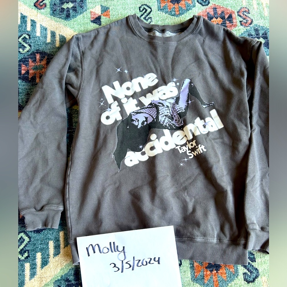 💙🕛 Taylor Swift Midnights Mastermind Crewneck XS 🕛💙